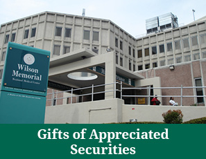 Wilson Hospital building. Gifts of Appreciated Securities Rollover